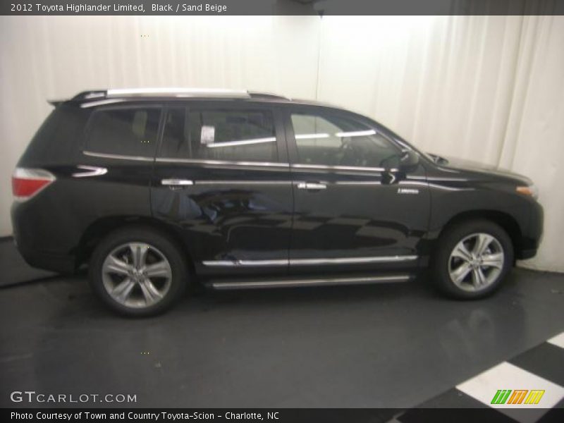 Black / Sand Beige 2012 Toyota Highlander Limited