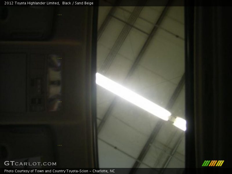 Black / Sand Beige 2012 Toyota Highlander Limited
