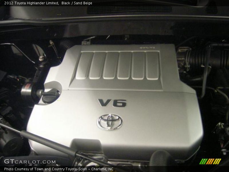 Black / Sand Beige 2012 Toyota Highlander Limited