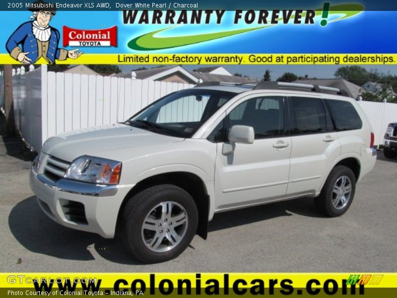 Dover White Pearl / Charcoal 2005 Mitsubishi Endeavor XLS AWD