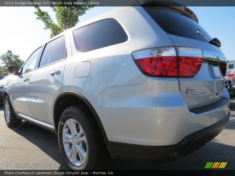 Bright Silver Metallic / Black 2013 Dodge Durango SXT