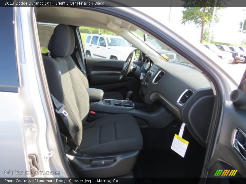Bright Silver Metallic / Black 2013 Dodge Durango SXT