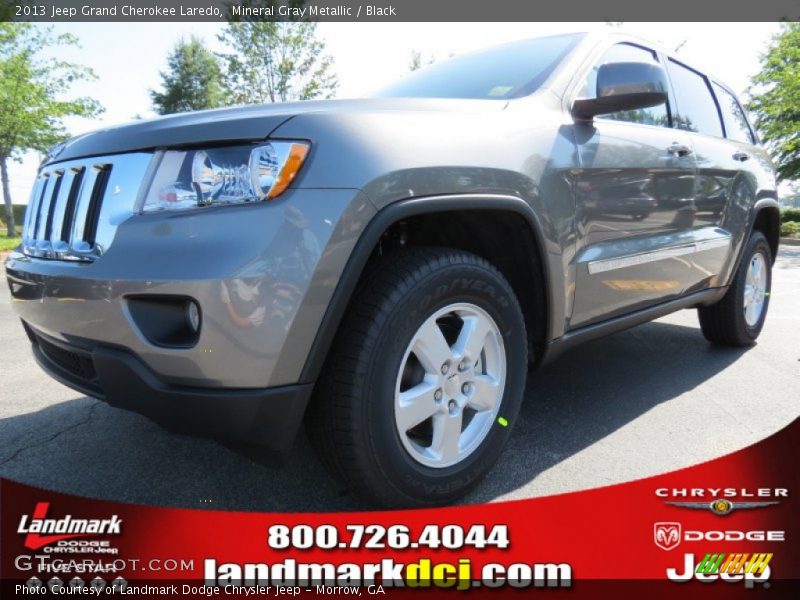 Mineral Gray Metallic / Black 2013 Jeep Grand Cherokee Laredo
