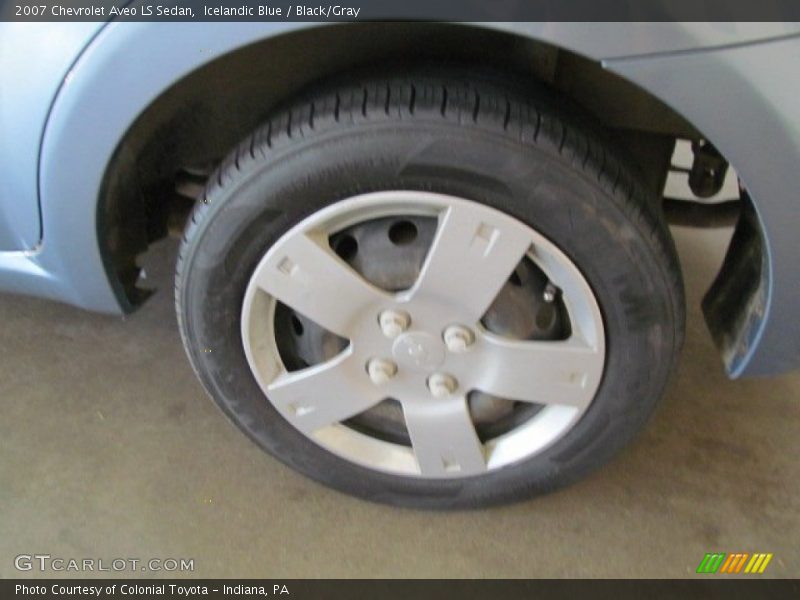 Icelandic Blue / Black/Gray 2007 Chevrolet Aveo LS Sedan