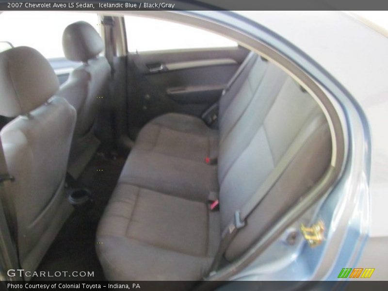 Icelandic Blue / Black/Gray 2007 Chevrolet Aveo LS Sedan
