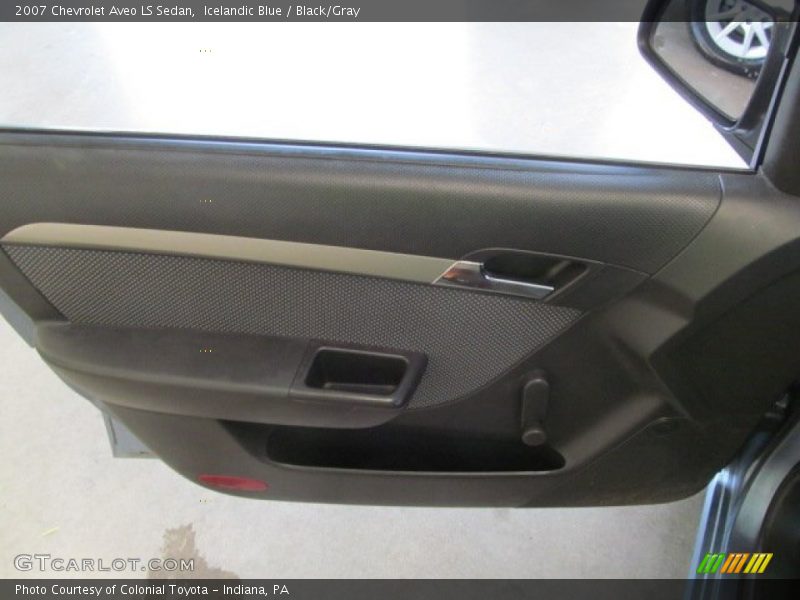 Icelandic Blue / Black/Gray 2007 Chevrolet Aveo LS Sedan