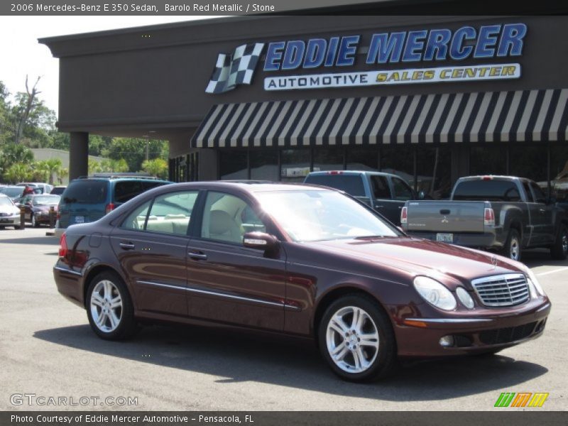 Barolo Red Metallic / Stone 2006 Mercedes-Benz E 350 Sedan