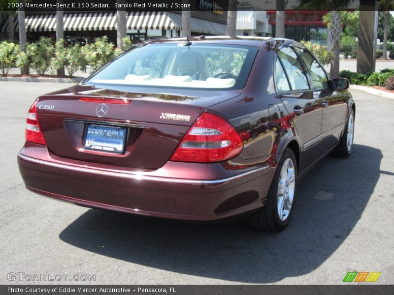 Barolo Red Metallic / Stone 2006 Mercedes-Benz E 350 Sedan