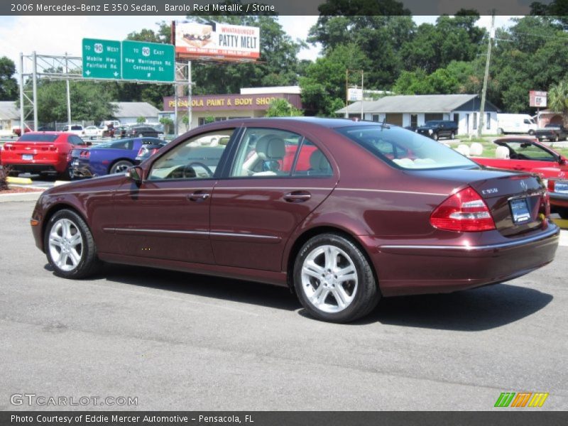 Barolo Red Metallic / Stone 2006 Mercedes-Benz E 350 Sedan