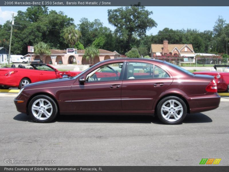 Barolo Red Metallic / Stone 2006 Mercedes-Benz E 350 Sedan