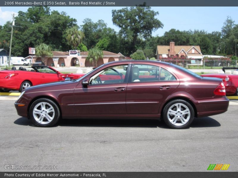 Barolo Red Metallic / Stone 2006 Mercedes-Benz E 350 Sedan