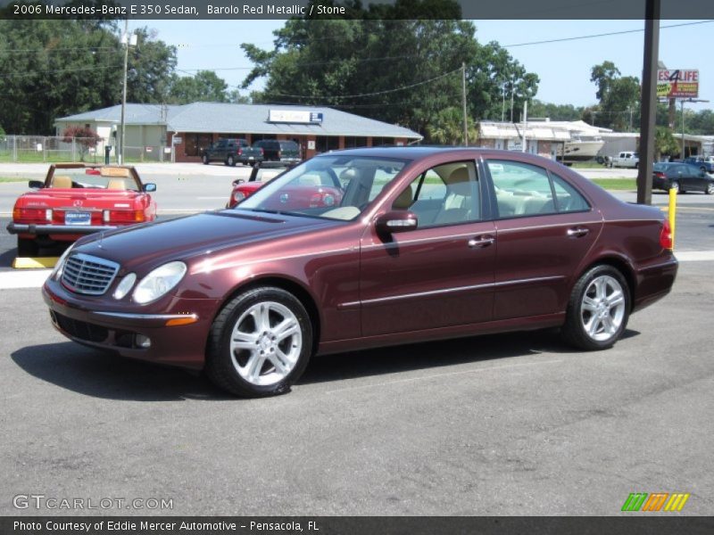 Barolo Red Metallic / Stone 2006 Mercedes-Benz E 350 Sedan