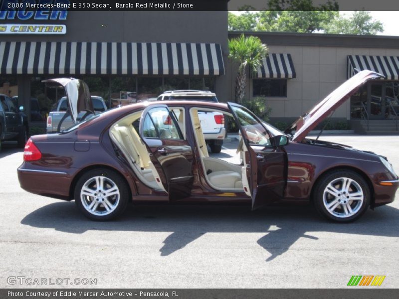 Barolo Red Metallic / Stone 2006 Mercedes-Benz E 350 Sedan