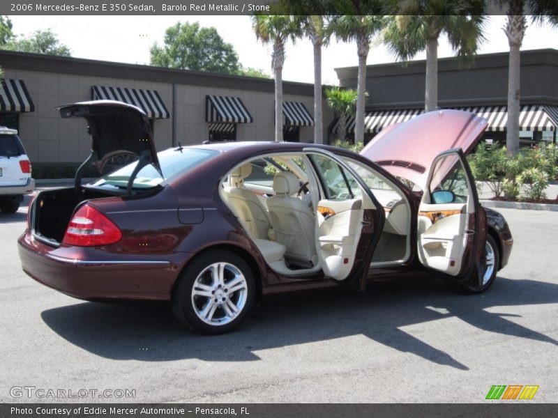Barolo Red Metallic / Stone 2006 Mercedes-Benz E 350 Sedan