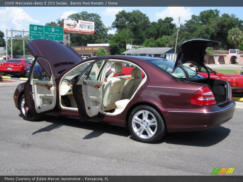 Barolo Red Metallic / Stone 2006 Mercedes-Benz E 350 Sedan