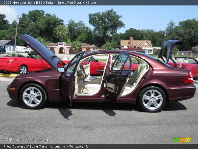 Barolo Red Metallic / Stone 2006 Mercedes-Benz E 350 Sedan