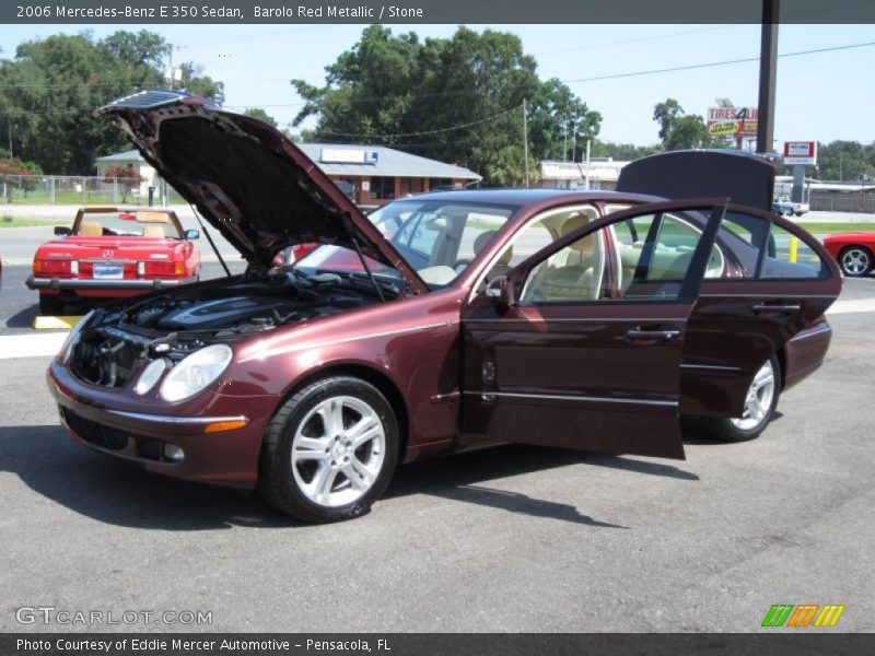 Barolo Red Metallic / Stone 2006 Mercedes-Benz E 350 Sedan