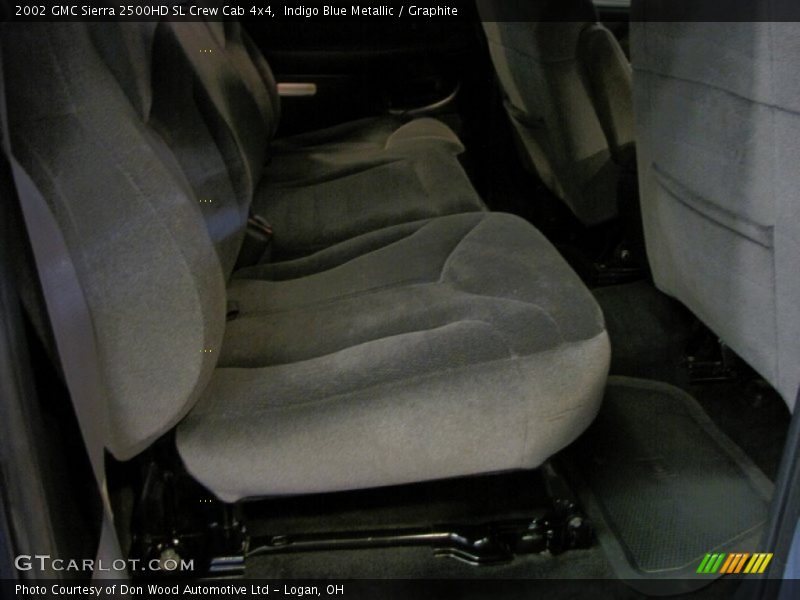 Indigo Blue Metallic / Graphite 2002 GMC Sierra 2500HD SL Crew Cab 4x4