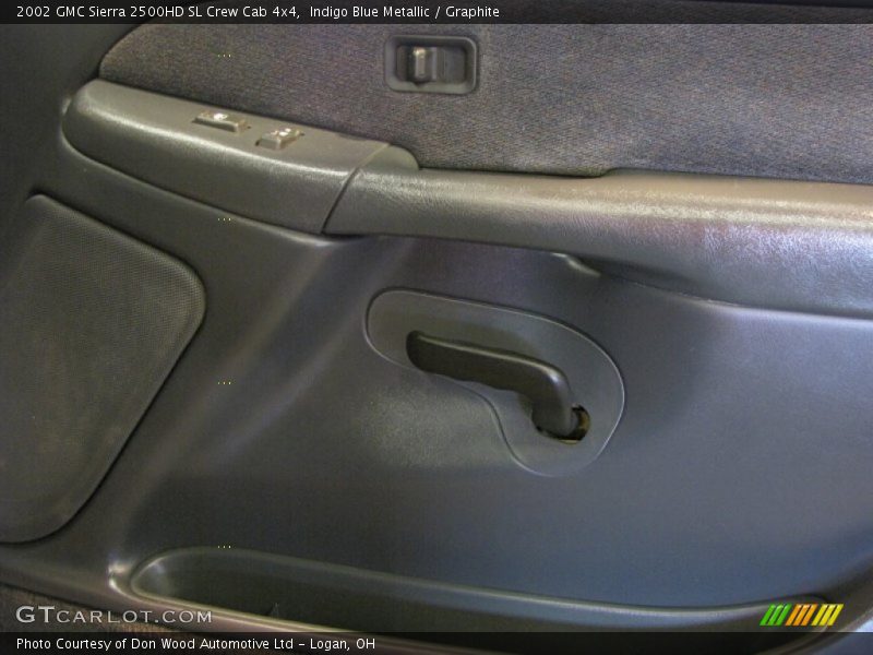 Indigo Blue Metallic / Graphite 2002 GMC Sierra 2500HD SL Crew Cab 4x4
