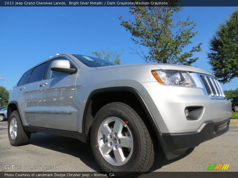 Bright Silver Metallic / Dark Graystone/Medium Graystone 2013 Jeep Grand Cherokee Laredo