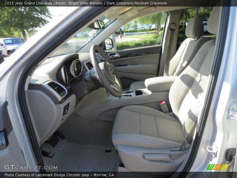 Bright Silver Metallic / Dark Graystone/Medium Graystone 2013 Jeep Grand Cherokee Laredo