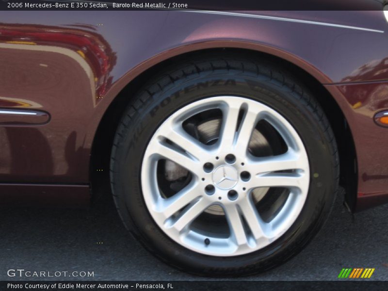 Barolo Red Metallic / Stone 2006 Mercedes-Benz E 350 Sedan