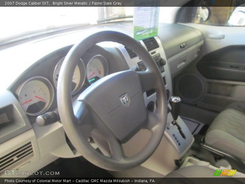 Bright Silver Metallic / Pastel Slate Gray 2007 Dodge Caliber SXT