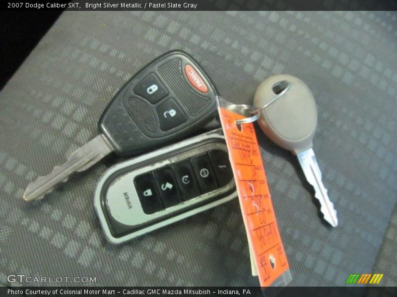 Bright Silver Metallic / Pastel Slate Gray 2007 Dodge Caliber SXT