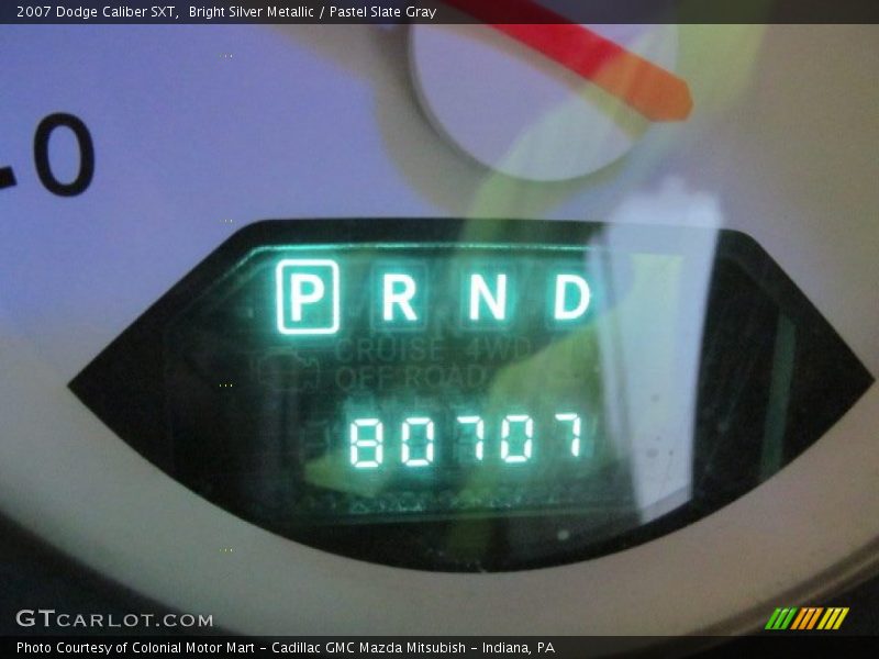 Bright Silver Metallic / Pastel Slate Gray 2007 Dodge Caliber SXT
