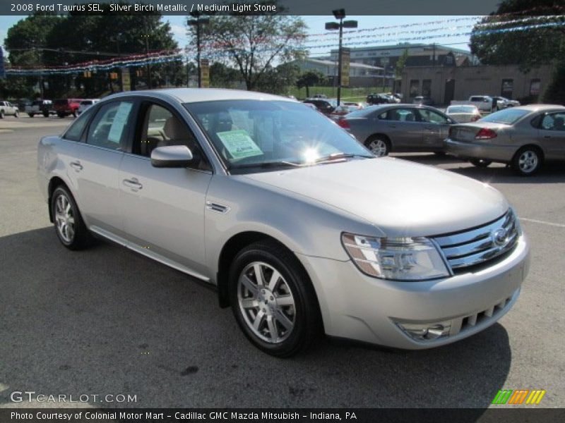Silver Birch Metallic / Medium Light Stone 2008 Ford Taurus SEL
