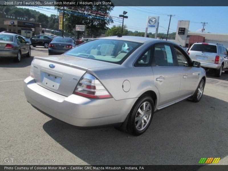 Silver Birch Metallic / Medium Light Stone 2008 Ford Taurus SEL
