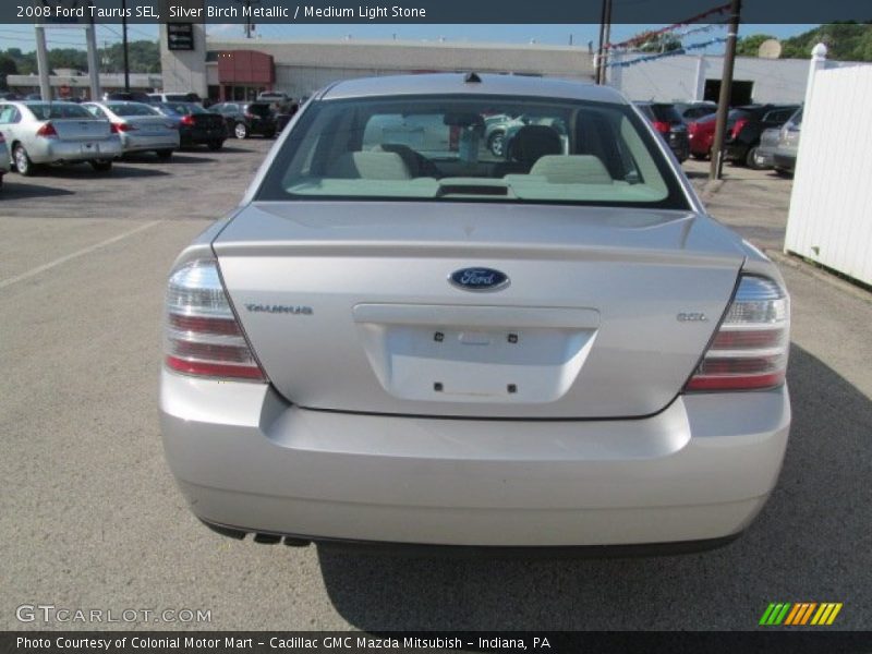 Silver Birch Metallic / Medium Light Stone 2008 Ford Taurus SEL