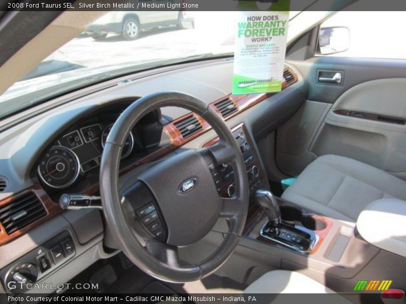 Silver Birch Metallic / Medium Light Stone 2008 Ford Taurus SEL
