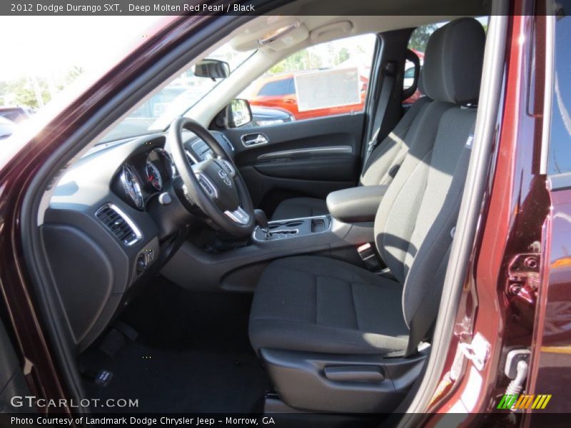 Deep Molten Red Pearl / Black 2012 Dodge Durango SXT