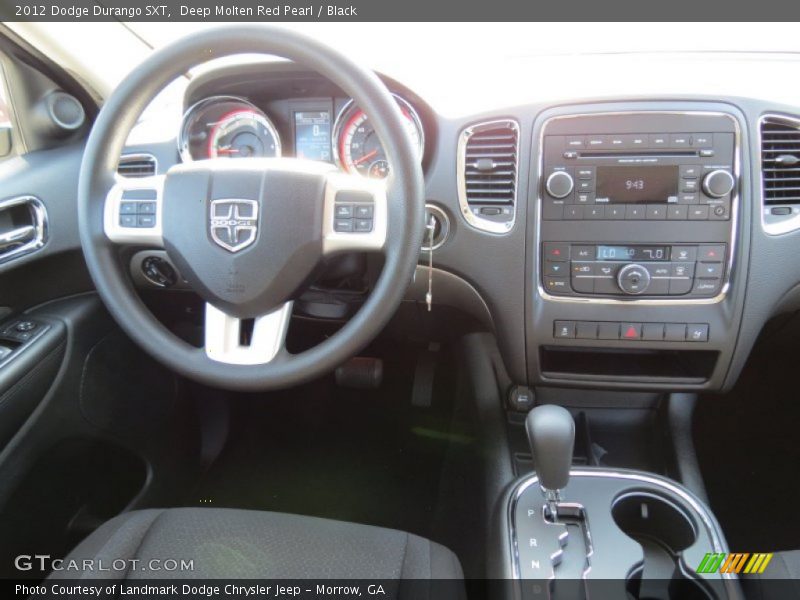 Deep Molten Red Pearl / Black 2012 Dodge Durango SXT