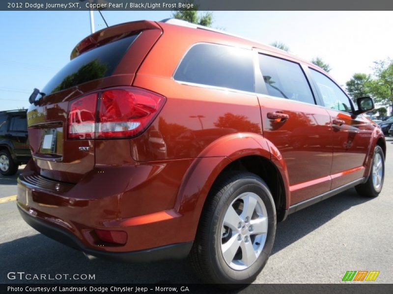 Copper Pearl / Black/Light Frost Beige 2012 Dodge Journey SXT