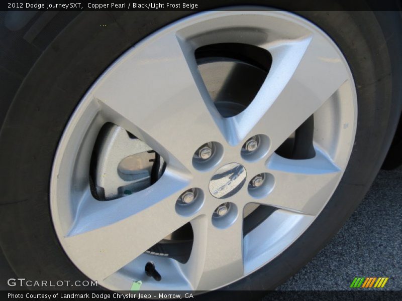 Copper Pearl / Black/Light Frost Beige 2012 Dodge Journey SXT