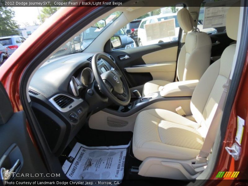 Copper Pearl / Black/Light Frost Beige 2012 Dodge Journey SXT