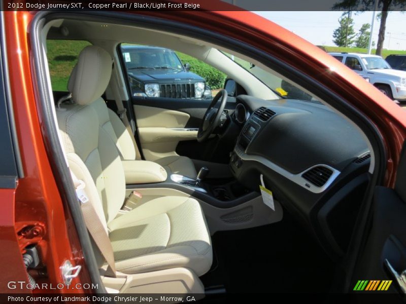 Copper Pearl / Black/Light Frost Beige 2012 Dodge Journey SXT