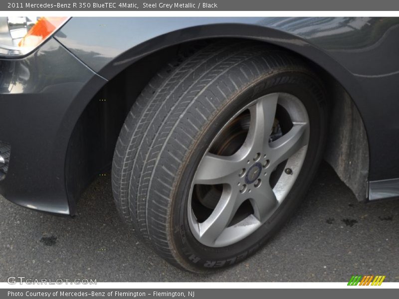Steel Grey Metallic / Black 2011 Mercedes-Benz R 350 BlueTEC 4Matic