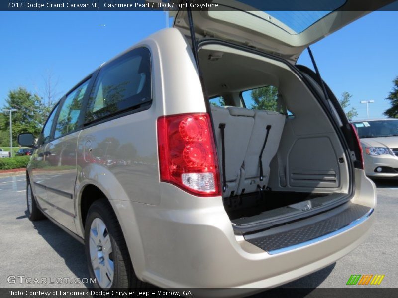 Cashmere Pearl / Black/Light Graystone 2012 Dodge Grand Caravan SE