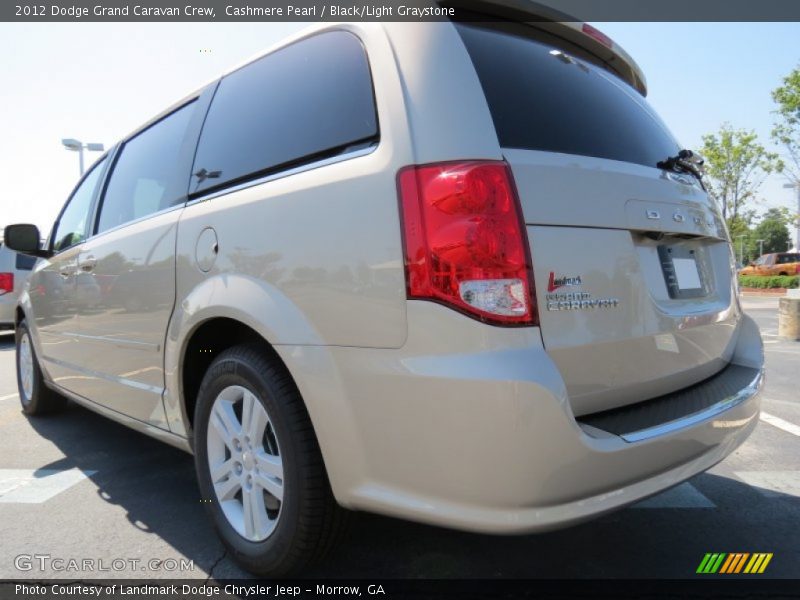 Cashmere Pearl / Black/Light Graystone 2012 Dodge Grand Caravan Crew