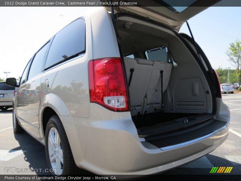 Cashmere Pearl / Black/Light Graystone 2012 Dodge Grand Caravan Crew