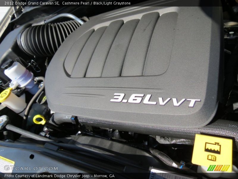 Cashmere Pearl / Black/Light Graystone 2012 Dodge Grand Caravan SE