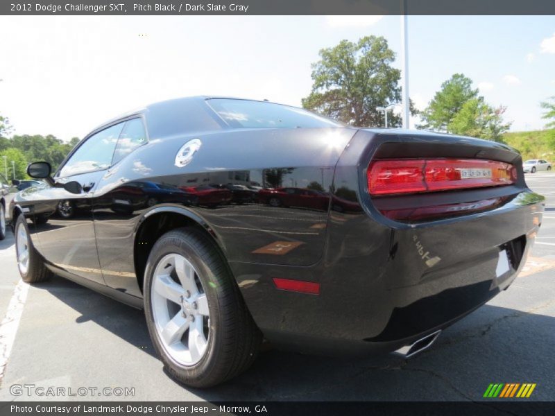 Pitch Black / Dark Slate Gray 2012 Dodge Challenger SXT