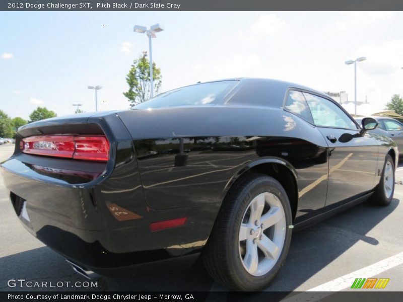 Pitch Black / Dark Slate Gray 2012 Dodge Challenger SXT