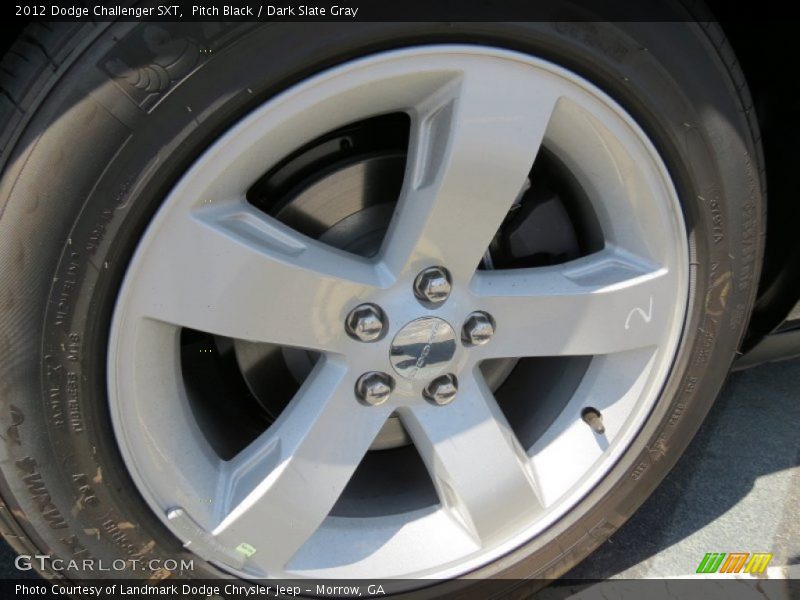 Pitch Black / Dark Slate Gray 2012 Dodge Challenger SXT