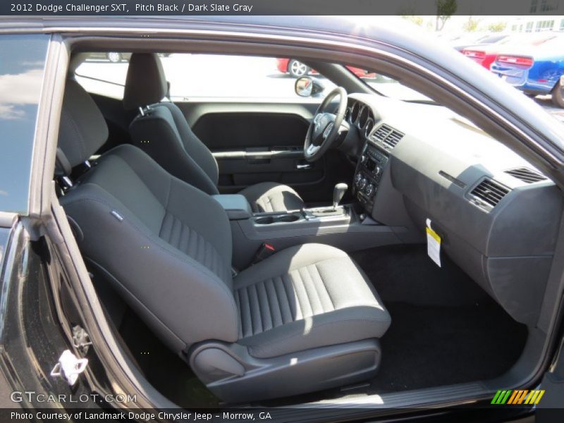 Pitch Black / Dark Slate Gray 2012 Dodge Challenger SXT