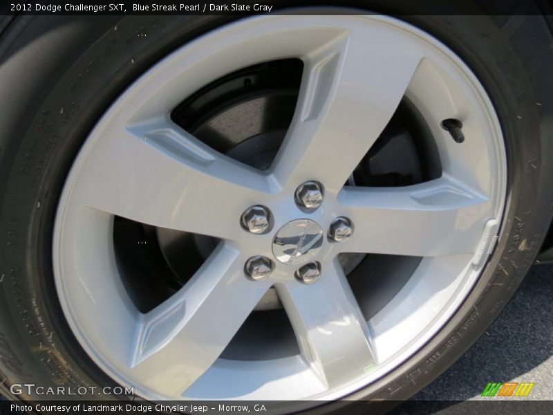 Blue Streak Pearl / Dark Slate Gray 2012 Dodge Challenger SXT