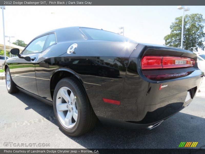 Pitch Black / Dark Slate Gray 2012 Dodge Challenger SXT